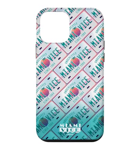 Miami Vice Undercover License Plate All Over Print �X�}�z�P�[�X iPhone 12 mini �p