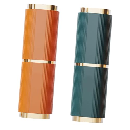 Boîte de rangement brosses à dents voyage détachable, étui plastique robuste 2 pièces extérieur