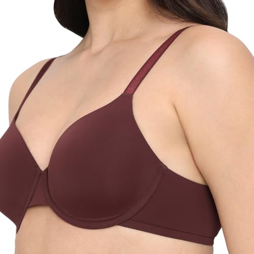 Image of Wacoal Women's Everyday Elegance|Padded|Wired|Full Cup|Everyday Wear|Smooth Finish|T-Shirt Bra