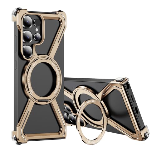 Étui Galaxy S26 Ultra cadres métalliques, l'accessoire or désert qui affirme votre style