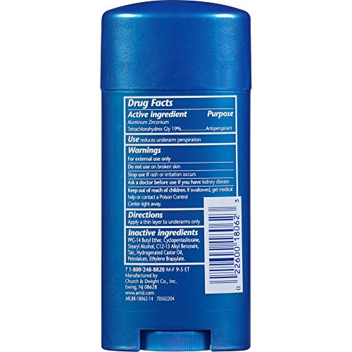 Arrid XX Extra Extra Dry Solid Antiperspirant Deodorant, Unscented, 2.6 oz. - Thumbnail 3