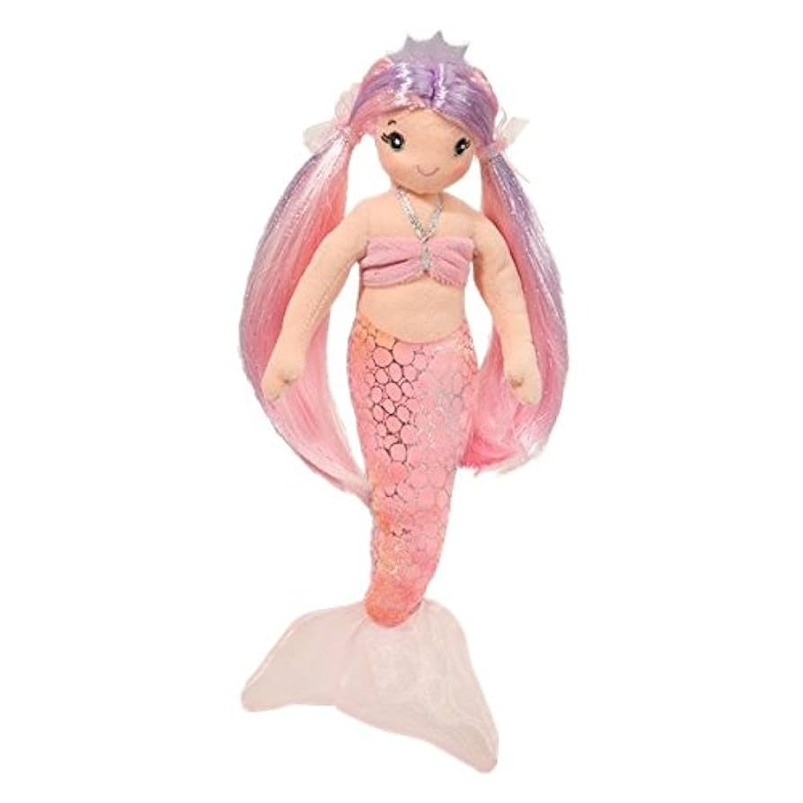 Mermaid☆様 Amazon.com: Douglas Serena Pink Mermaid Plush Stuffed Doll
