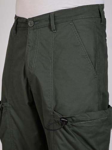 Image of Thomas Scott Relaxed Fit Cargo Trousers for Mens