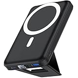 ⚡ [Caricabatterie Rapida sia Senza fili sia Cablata] La caricabatteria portatile supporta la ricarica wireless massima da 15 W; Uscita USB-A PD fino a 22,5 W e uscita USB-C fino a 20 W; Supporta ingresso Lightning fino a 18 W e ingresso USB-C fino a 18W; può caricare 3 dispositivi diversi contemporaneamente
