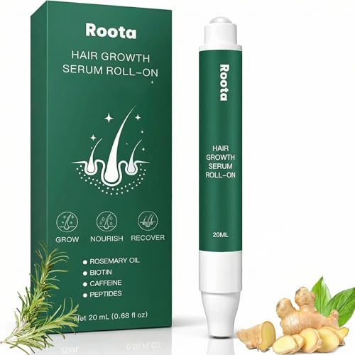 Roota Hair Growth Serum Roll-On Roota Hair Growth Roller Hair Revival Serum for Thicker Healthy Hair (1)