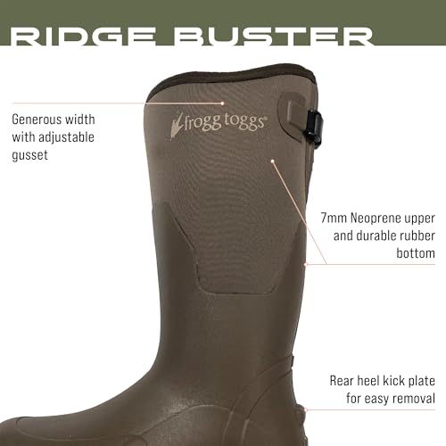 FROGG TOGGS Men's Ridge Buster Waterproof Hunting Boot, 7mm Neoprene3
