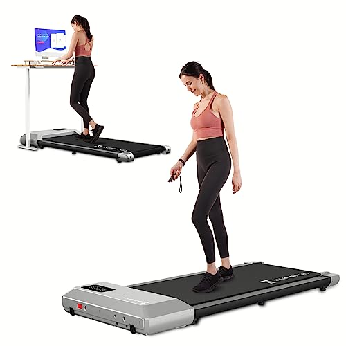 Superun Walking Pad, 2 in 1 Under Desk Treadmill, Walking Pad Treadmill