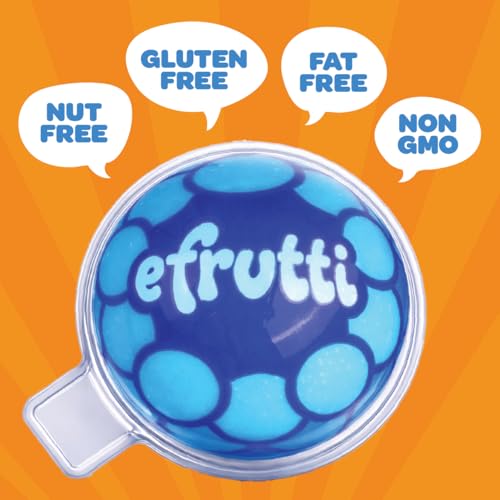 efrutti Burstin' Blue Raspberry Caramelo Gummi 2.6 oz miniatura 3