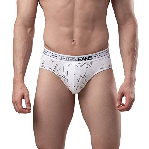 Image of Underjeans Men Cotton Blend Brief - Pack of 2