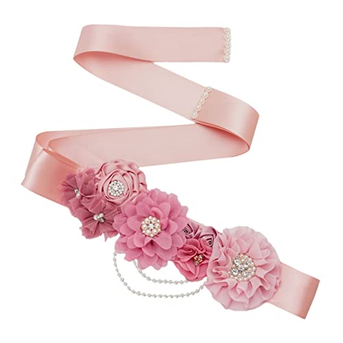 1pc Belt Cinturones De Mujer Para Vestidos Waist Belt for Dresses Rhinestone Decor Maternity Belt for