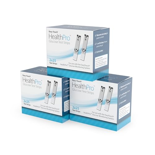 HealthPro Diabetic Test Strips by Easy Touch, 150 Count, Compatible with HealthPro Blood Glucose Monitor System