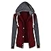 Produktbild Kapuzenjacke Kapuzenpullover Damen WWricotta Frauen Langarm Tunika Herbst Winter Mantel Baseball Jacke Outwear Sweatjacke Sweatshirtjacke