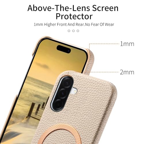 Étui compatible avec Samsung Galaxy A26 5G anti-chute coque magnétique vert