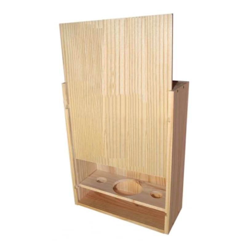 Sac bouteille champagne et caisse bois de rangement pour 3 bouteilles