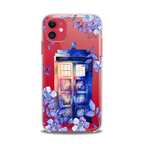 Lex Altern Case Compatible With Iphone 14 13 Pro Max 12 Mini 11 Xs Xr 8 X 7+ 6 Se 5 Blue Clear Cute Box Girls Design Print Floral Police Teens Who Lightweight Cover Slim Fit Smooth Soft Doctor Women #TOP4