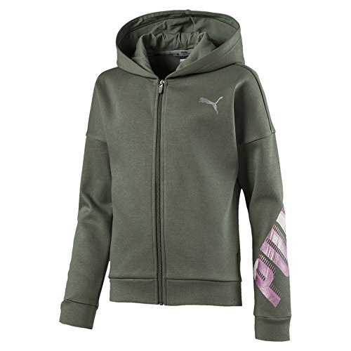 Preisvergleich Produktbild PUMA Mädchen Style FZ Hoody G Sweatshirt, Laurel Wreath, 176