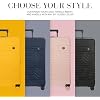Bric's B|Y Ulisse Checked Luggage with Spinner Wheels Expandable Lightweighted Hard Shell Suitcase, TSA Combination Lock - Removeable Wash Bag Included - 28 Inch, Mango