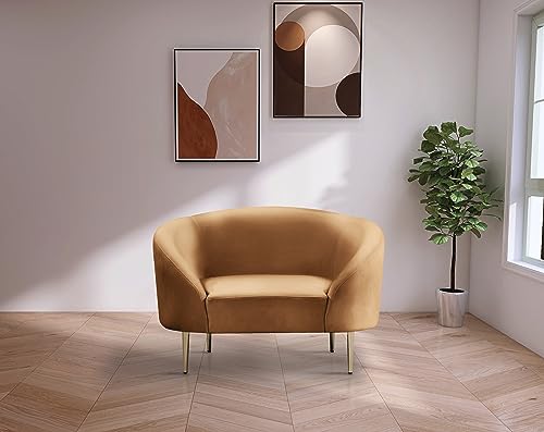 Sillón Curvo Contemporáneo Terciopelo Suela miniatura 2