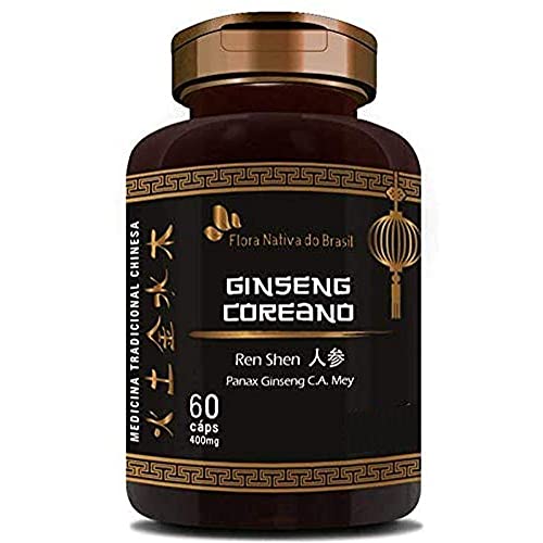 Ginseng Coreano 60 Cápsulas 400mg - Flora Nativa