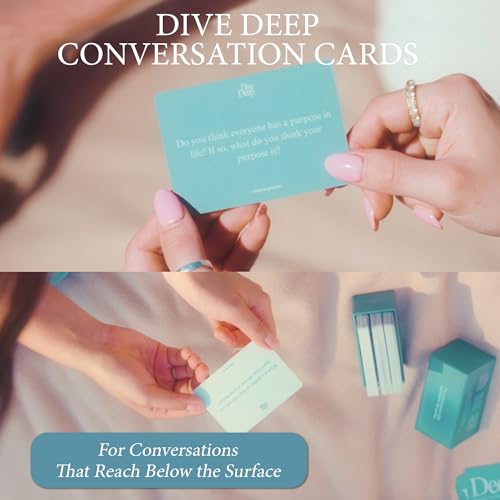Daily Dopamine Dive Deep Conversation Cards: 105 Questions, 3 Levels for Self-Reflection, Connection & Visualization - Deep Conversations Card Game for Adults, Teens, Couples, Friends & Coworkers by Daily Dopamine - Used condition - Image 5