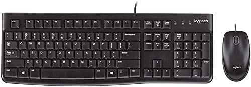 Logitech MK120 Keyboard and Mouse Combo for Education - with Protective Keyboard Cover