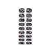 PUEEN 3D Sparkle Nail Wraps Collection WILD IN LOVE - 5 Pack (18 Strips Each) Nail Wraps/Nail Strips/Nail Foils/Nail Stickers/Nail Decals/Nail Patches Fashion Designs-BH000196