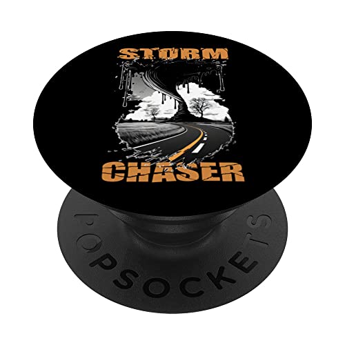 Cazatormentas Tornado Twister Meteorólogo PopSockets PopGrip Intercambiable
