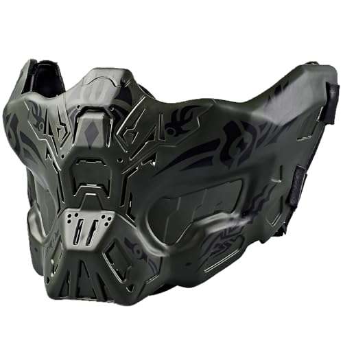 Airsoft media cara cráneo máscaras, para Halloween juego de roles paintball juego cs equipo táctico