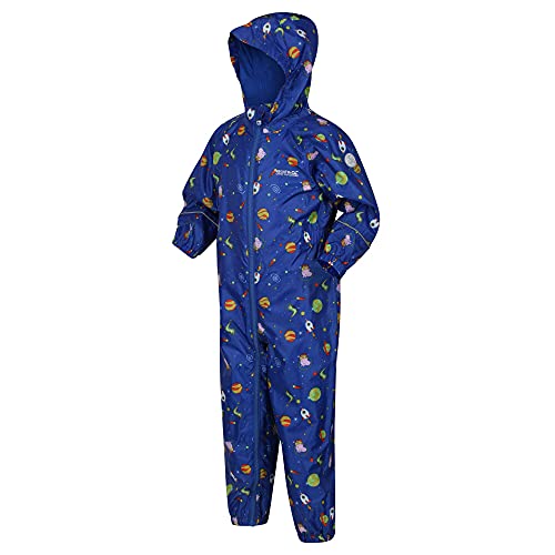 Regatta Childrens/Kids Peppa Pig Space Waterproof Puddle Suit (6-12 Months) (Surf Spray)