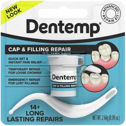 Dentemp Maximum Strength Dental Cement, 0.6 Ounce