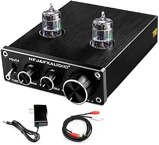 FX AUDIO Vacuum Tube Preamp—Mini Electronic Audio Stereo Pre-Amplifier Hi-Fi Bass and Treble
