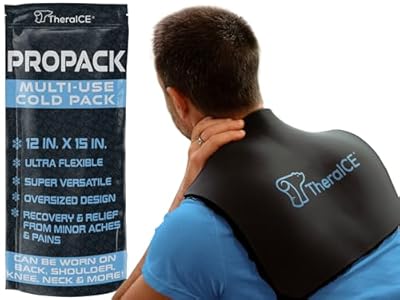 TheraICE PROpack Cold Therapy Reusable Cold Gel Ice Pack - Extra Large 12x15 - Great for Muscular Back Pain, Shoulder, Hip Knee - Oversized Multipurpose Cold Icepack for Minor Aches & Pains