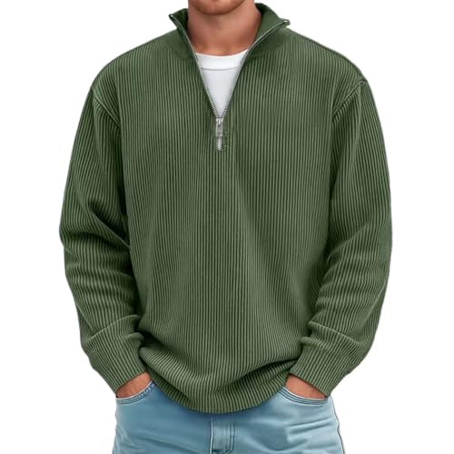 Pull ras-du-cou torsadé haut de gamme | Coupe classique vintage