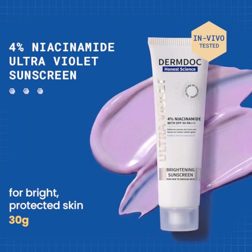 DermDoc SPF 50 Sunscreen 30g Purple - Image 3