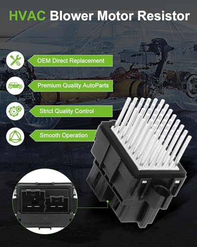 Image of SCITOO Air Conditioning HVAC Blower Motor Resistor for 2007-2011 for Buick Lucerne,for Cadillac CTS,for Chevrolet Silverado,for GMC Yukon XL 1500,for Pontiac Torrent,for Saturn Outlook,for Suzuki XL-7