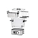 WMF Lono 2in1 Sous Vide Garer Pro mit Slow-Cook Einsatz, Vakuum garen, Schongaren, Wasserbhälter 6,0l, Timer-Funktion bis 72 Stunden, 1500W
