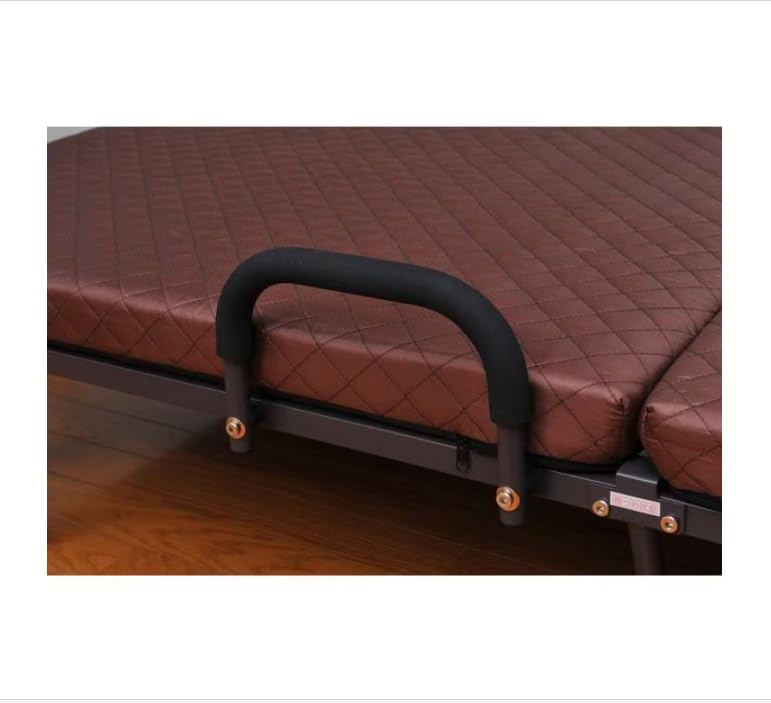 リクライニングマッサージベッド ブラウン 高級低反発木製折りたたみリクライニングベッド009SDX PLUS