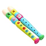 Toddmomy 2 Piezas Clarinete Flauta Dulce Soprano Instrumento Musical De Flauta Juguete Musical Flauta De Música De Juguete Flauta De Juguete Mirlitón Harmónica Rompecabezas Niño El Plastico