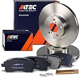 ATEC Germany Bremsenset Vorderachse inkl. Bremsscheiben Ø 277 mm Belüftet + Bremsbeläge Vorne Kompatibel mit SUBARU FORESTER (SF_), IMPREZA (GG) (GD), LEGACY II (BD) (BG), LEGACY III (BE) (BH)