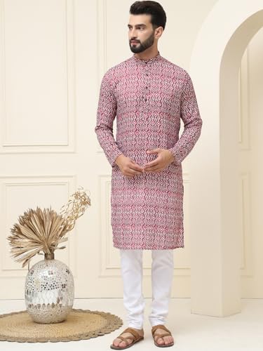 Image of SOJANYA (Since 1958 Men's Exquisite Silk Blend Kurta Elevate Your Festive Look-Crafted for Excellence