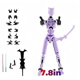 Large 7.8in T13 Action Figure Assembly Completed, 3D Printed T13, Titan 13 Dummy 13 Action Figure Lucky 13 Action Figure Collectors Desktop Decorations