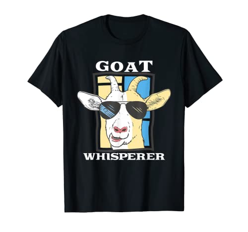 Whisperer de cabra amante de los animales de granja Funny Goat Whisperer Camiseta