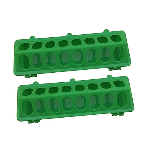 Gogogmee Vogelkäfig-futtertrog Vogelkäfig-schüssel 2er-Pack – Überlauf-futtertröge Für Vögel