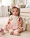 BABESIDE Lifelike Reborn Baby Dolls Dara - 20 Inch Realistic-Newborn Baby Doll Brown Hair Girl Handmade Real Life Toddler Dolls with Clothes and Toy Accessories Gift for Kids Age 3+