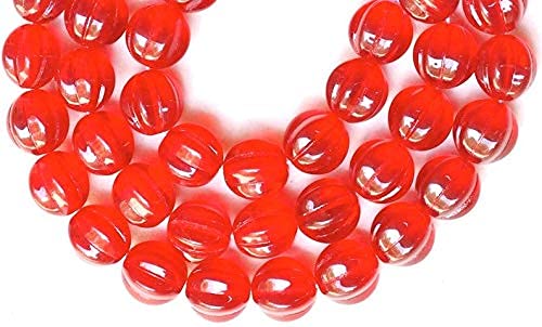 Perle melon de 7 mm et perles rondes en cristal colorées pour accessoires, enfilage et broderie