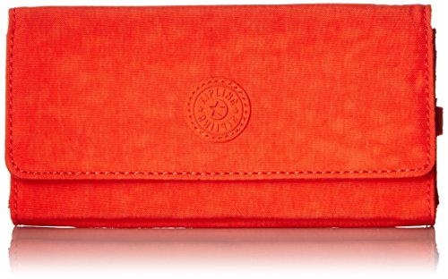 Kipling Teddi Wallet, Imperial Orange/Chestnut Combo, One Size