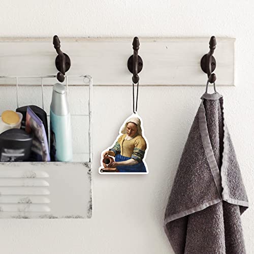 7Pcs Famous Painting Funny Air Freshener Pendant Birthday Gift Car Freshener Car Interior Accessories Household Bathroom Bedroom Air Freshener Candy Scent - Type 1 #TOP5