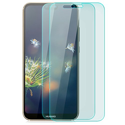 zanasta 2 Piezas Protector de Pantalla Huawei P20 Lite Vidrio Cristal Templado 3D 9H Dureza Anti rasguos Cobertura Completa Screen Protection Glass Transparente