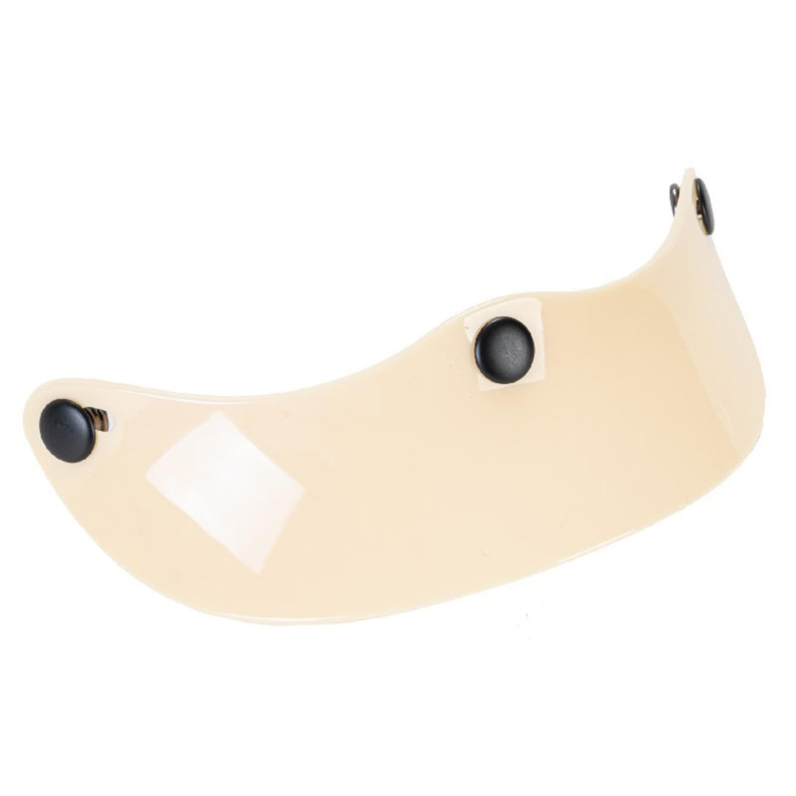Oshhni Visiera per, parte di ricambio, facile da installare, protezione parasole a 3 bottoni, universale per mezzi caschi, Beige