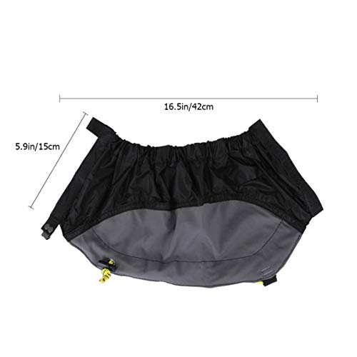 VOSAREA 1 par de polainas de perna à prova d'água para caminhadas, acampamento, caminhada